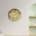 thumbnail image 1 of Decoración de pared de disco irregular de hierro, decoración de porche de hierro forjado, decoración nórdica de lujo para colgar en la pared, para el , l L, 1 of 8
