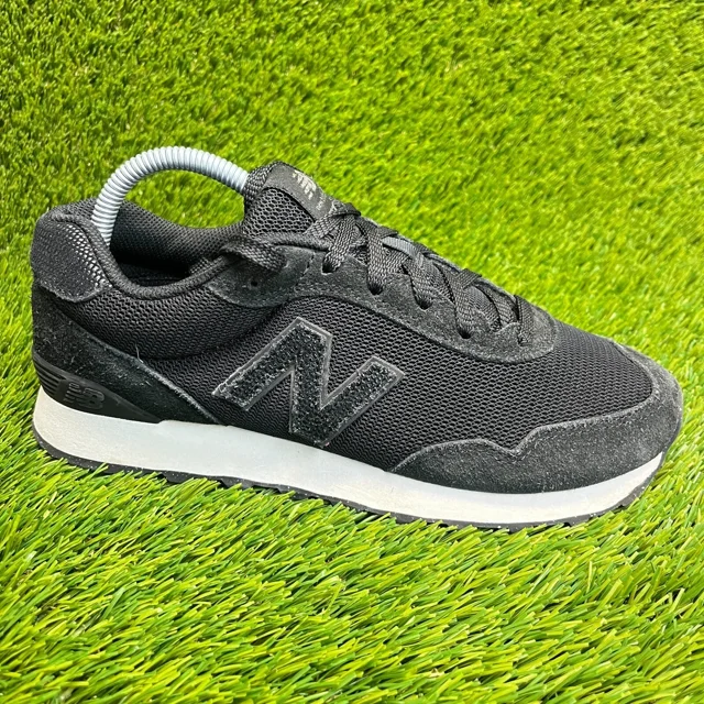 New Balance 515v3 Mens Size 7.5 Black White Athletic Running Shoes Sneakers