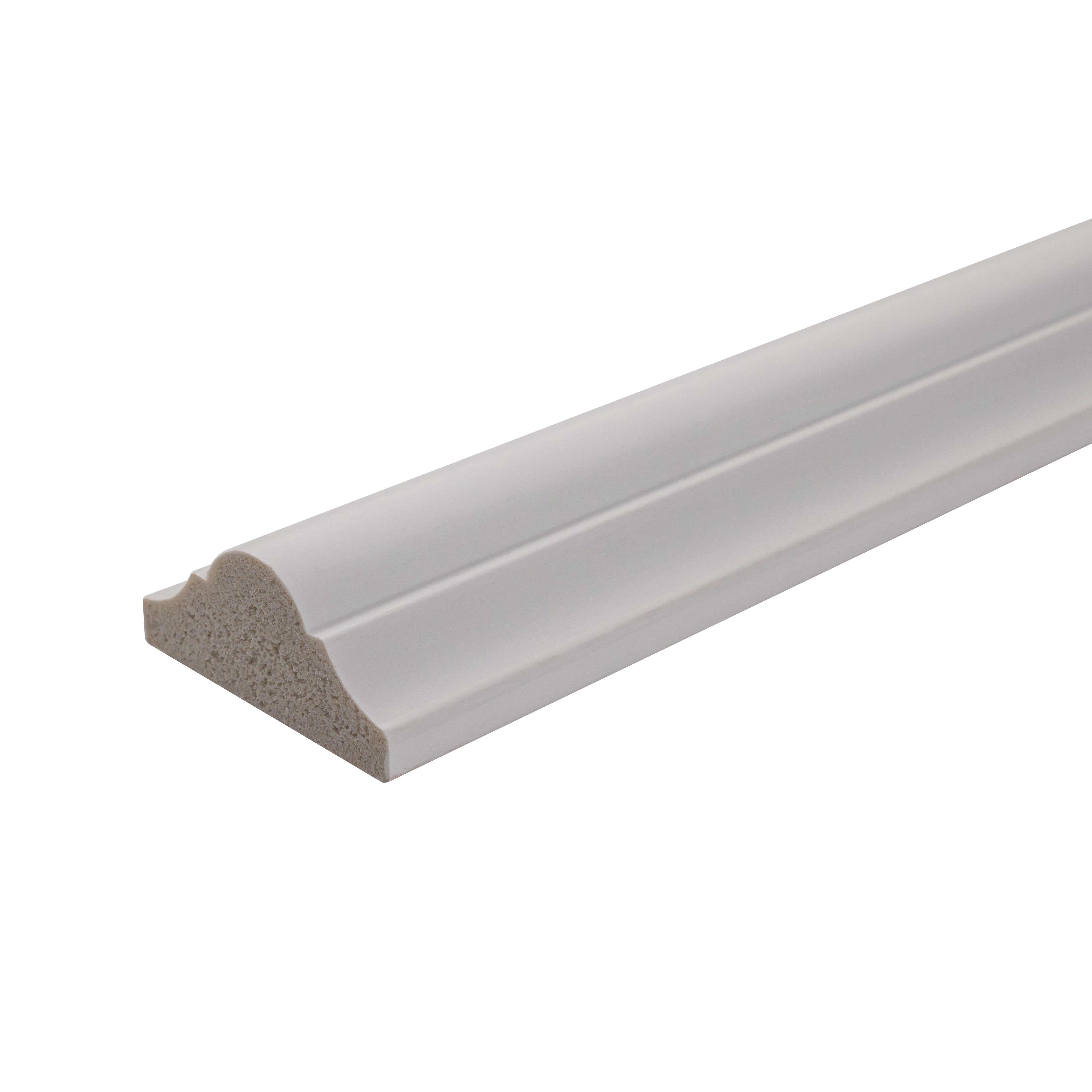 MSI White 54 in. x 36 in. Peel & Stick Wall Molding Panel Kit for DIY Wainscoting (2-Panel Layout, 24 Linear Ft.)