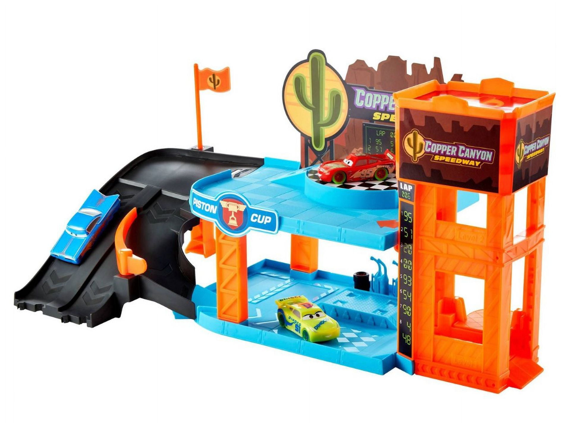 Disney / Pixar Cars Glow Racers Copper Canyon Playset