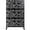 Black Leafy Fern, variant on Roninkier 76"H x 48"W Freestanding Metal Privacy Screen Heavy Duty Decorative Divider Fence Panel for Patio Deck Balcony Garden Lawn Yard, Easy Assembly