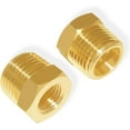 thumbnail image 5 of GHSDFBB 6 Pcs Réducteur en Laiton Bague Hexagonale 1/2 Pouces NPT Mâle1/8 Pouces NPT Femelle Raccord Fileté Adaptateur, 5 of 5