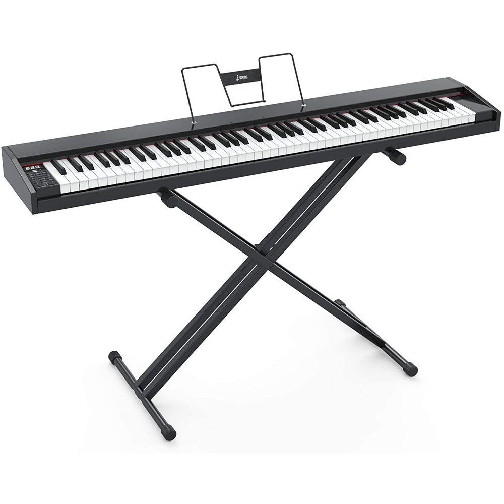 LAGRIMA LAG600 Full Size Key Portable Digital Piano, 88 Key Electric