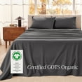 thumbnail image 3 of Bare Home Organic Flannel Sheet Set - 100% Organic Cotton - Deep Pocket - 3-Pieces - Twin, Gray, 3 of 10