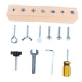 thumbnail image 2 of HILABEE Busy Boards Screw Bolt Game Toys, Screwdriver Board Game, Educational Toys Basic, 2 of 9