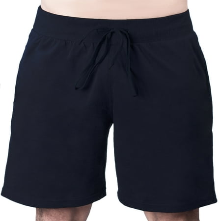 Men's Drawstring Cotton Lycra Sports Yoga Bermuda Shorts