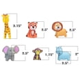 thumbnail image 4 of Juguetes de baño de goma para animales Zugar Land Safari Zoo (paquete de 36), 4 of 8