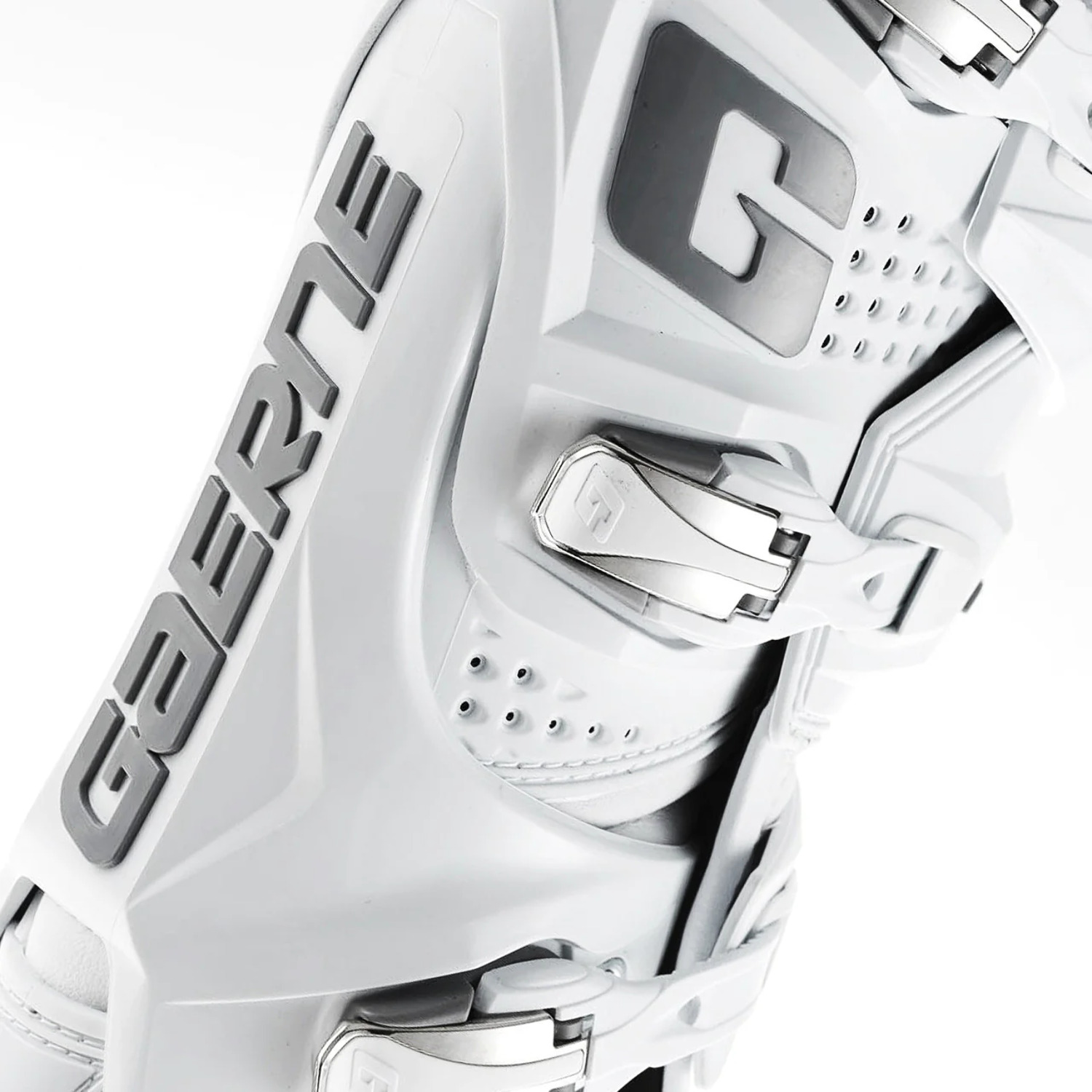 Gaerne SG12 Mens MX Offroad Boots White/Silver 13 USA - image 5 of 9