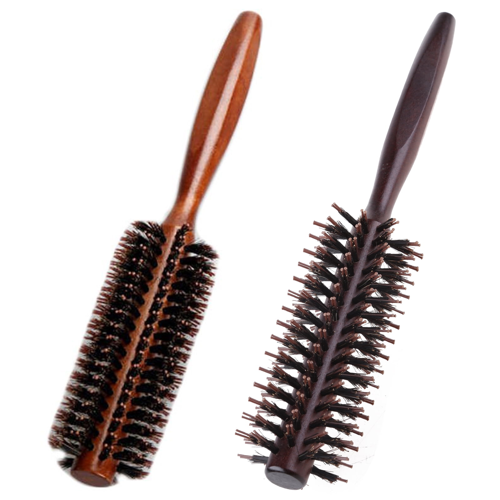 Anti Static Wood Boar Bristle Hair Round Brush Comb Hairdresser Styling Tools Anti Static Wood Boar Bristle Hair Round Brush Comb Hairdresser Styling Tools