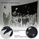 thumbnail image 4 of Tapiz de noche estrellada, tapiz de montaña, tapiz de luna y estrellas, tapiz de pared en blanco y negro para dormitorio, sala de estar, dormitorio, decoración de 59 x 51 pulgadas, 4 of 5