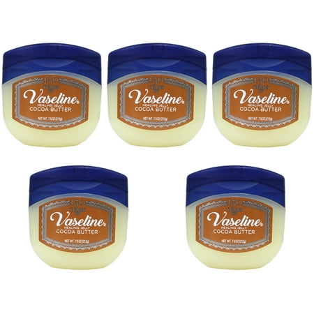 5 Pack Vaseline Cocoa Butter Petroleum Jelly 7.5 Ounce each