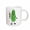 White, variant on 3drose, Funny Cute Dill Pickle Drinking Champagne Cartoon, 11oz Mug