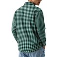 thumbnail image 6 of Mens Business Casual Seersucker Stripe Soft Dress Shirts Long Sleeve Lapel Collar Office and Outings Lightweight Fall Top XL, 6 of 6