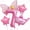 Pink, variant on VIB Dinosaur 3rd Birthday Decorations, Dinosaur Birthday Party Decorations with Giant Inflatable Dino Balloons 40 Inch Helium Foil Mylar Number 3 Balloons for Dino Theme Bday Party Decorations