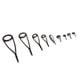 thumbnail image 5 of Kit de reparación de cañas de pescar, guía de caña de pescar Anillo guía de caña de pescar inoxidable Guía de caña de pescar Fiabilidad excepcional, 5 of 8