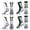 2Black2White-Set03, variant on MENDENG Men's Grip Socks - Non Slip Soccer Socks, 4 Pack (Black, White, Blue, Red)