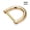 Gold, variant on Belt Handle Leather Craft Detachable Shoulder Webbing Buckle Clasp D Ring Buckle Screw D Buckle Open Screw SILVER 16MM