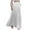 White, variant on Women’s High Waist Pleated Maxi Skirt Elegant A Line Long Skirt Flowy Lightweight Skirt for Casual and Formal Wear Khaki M
