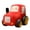 A, variant on LLXD Yellow Taxi Plush Toy Soft Stuffed Car Vehicle with Happy Face Decoration for Bedroom Living Room Stuffed Vehicle