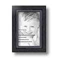 thumbnail image 2 of ArtToFrames 4" x 6" Galleria Noir Picture Frame, 4x6 inch Black MDF Poster Frame (WOM-4083), 5 Pack, 2 of 8