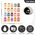 thumbnail image 5 of Yayeee Magnetic Dishwasher Cover for The Front Decoration Home Kitchen Machine Sticker Protector, Orange Jar, 5 of 6