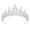 Silver, variant on Shimmering Bridal Tiaras Crowns Hairhoop With Rhinestones For Women Proms Birthday Party Costume Headwear