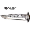 thumbnail image 3 of Wild Turkey Handmade Antler Display Knife (Wolf), 3 of 5