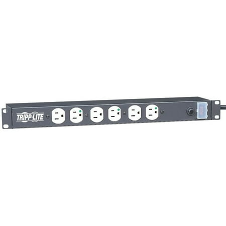 UPC: 0037332099365 | Tripp Lite NOT for Patient-Care Vicinity UL 1363 1U Rackmount Power Strip with 12 Hospital-Grade Outlets 15 ft. (4.57 m) Cord
