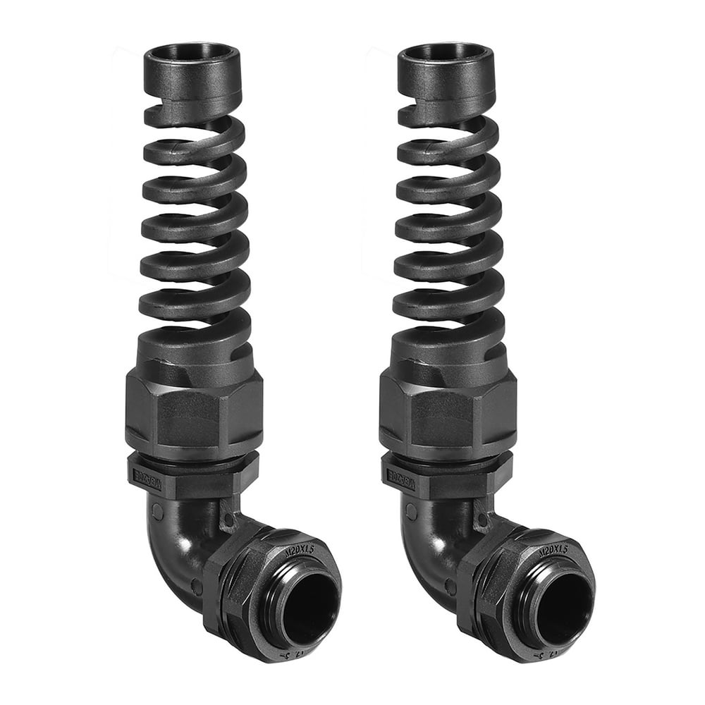 M20 Cable Gland 90 Degree Waterproof Nylon Joint Adjustable Locknut