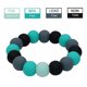 thumbnail image 3 of Pulsera para niños, pulsera de cuentas de silicona para la dentición para bebés, para bebés, para niños pequeños, para morder, para morder, para masticar, joyería, pulsera, anillo para masticadores Feliz Sencillez, 3 of 5