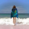 thumbnail image 6 of PHYHOO Morpho Butterfly in The Dark Sand Free Beach Towel Oversized Quick Dry Absorbent for Pool Swimming Bathroom Beach Towel 30x60in, 6 of 8