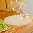 thumbnail image 4 of FUEENIRVA Burlap Placemats 6Pcs Jute for Home Decoration Dining Table 12.6in, 4 of 8