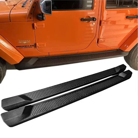 AutoBull 6" Running Boards for 2007-2018 Jeep Wrangler JK 4 Door Nerf Bars Side Step ABS