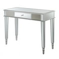 thumbnail image 2 of Bureau/console à un Tiroir Style Français en Verre Miroir, 2 of 10