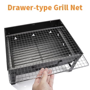 End-of-year Cleanrance! Morpilot Portable Charcoal Grill Lightweight Folding BBQ Tools for Outdoor Cooking Camping Hiking Picnics Silver End-of-year Cleanrance! Morpilot Portable Charcoal Grill Lightweight Folding BBQ Tools for Outdoor Cooking Camping Hiking Picnics Silver