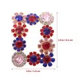thumbnail image 3 of Miangastore 2 Pcs Clips de Bijoux en Strass Fleur pour Chaussures de Mariée, 3 of 9