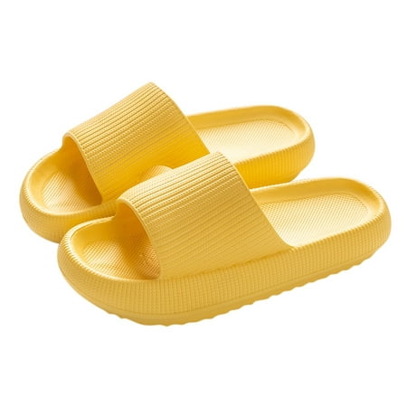 

Cloud Slippers Slides for Women and Men Massage Shower Bathroom Non-Slip Quick Drying Open Toe Super Soft Comfy Thick Sole Home House Cloud Cushion Slide Sandals for Indoor & Outdoor Platform Shoes