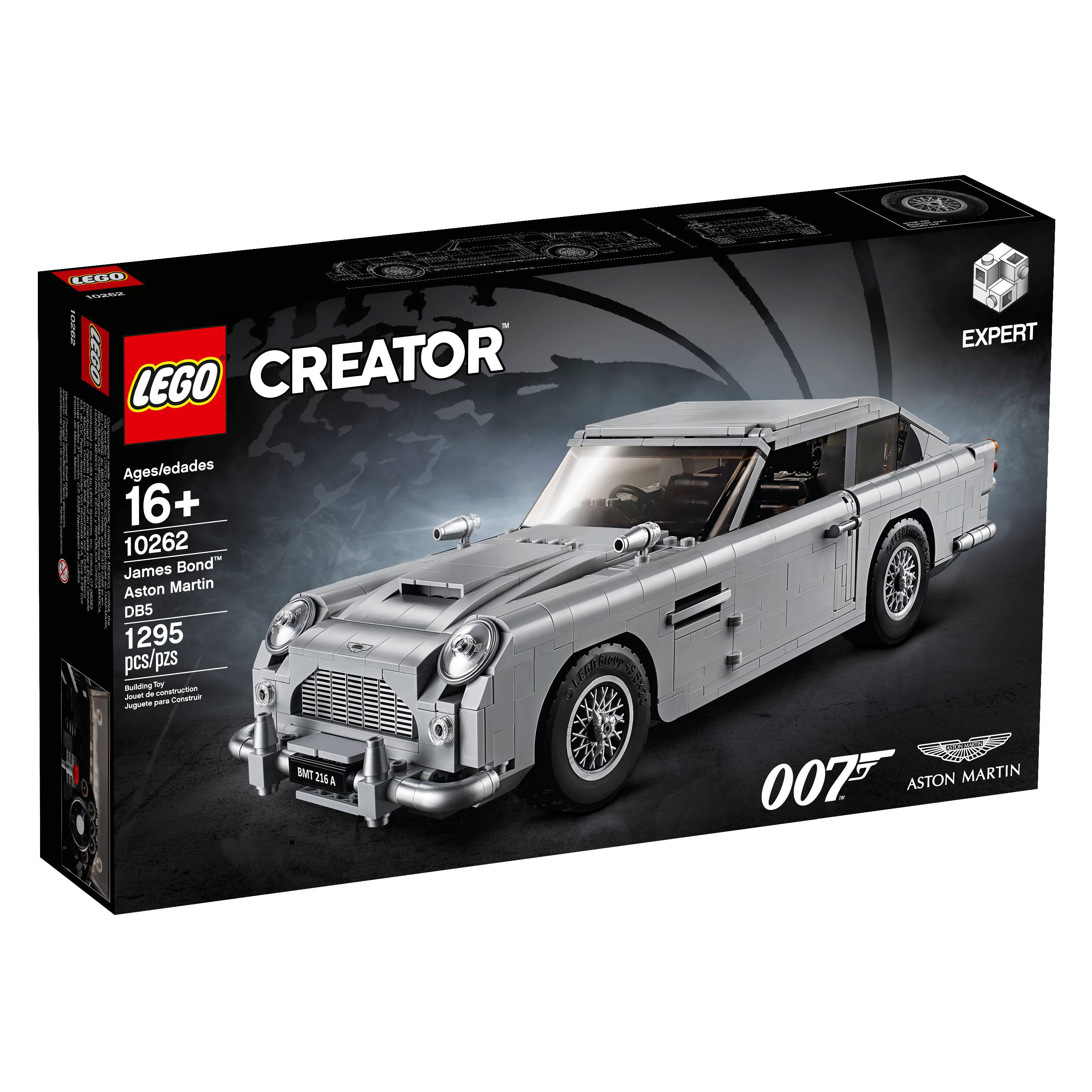 TVsæt Ekspression Mappe LEGO Creator Expert James Bond Aston Martin DB5 10262 - Walmart.com