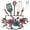 Colorful, variant on 11*10.6in Metal Kitchen Sign Modern Black Cookware Design Line Art Wall Decor for Kitchen Dining Room Living Room Includes Mounting Screws