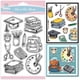 thumbnail image 1 of Sello transparente de material escolar para scrapbooking, mochila escolar, libro, sellos de silicona, sello transparente de temporada de graduación, 1 of 8