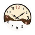 thumbnail image 4 of Reloj de pared, decoración de pared, reloj colgante ligero que no hace tictac, adorno acrílico para habitación de niños, hogar, cocina, estudio escola, 4 of 8