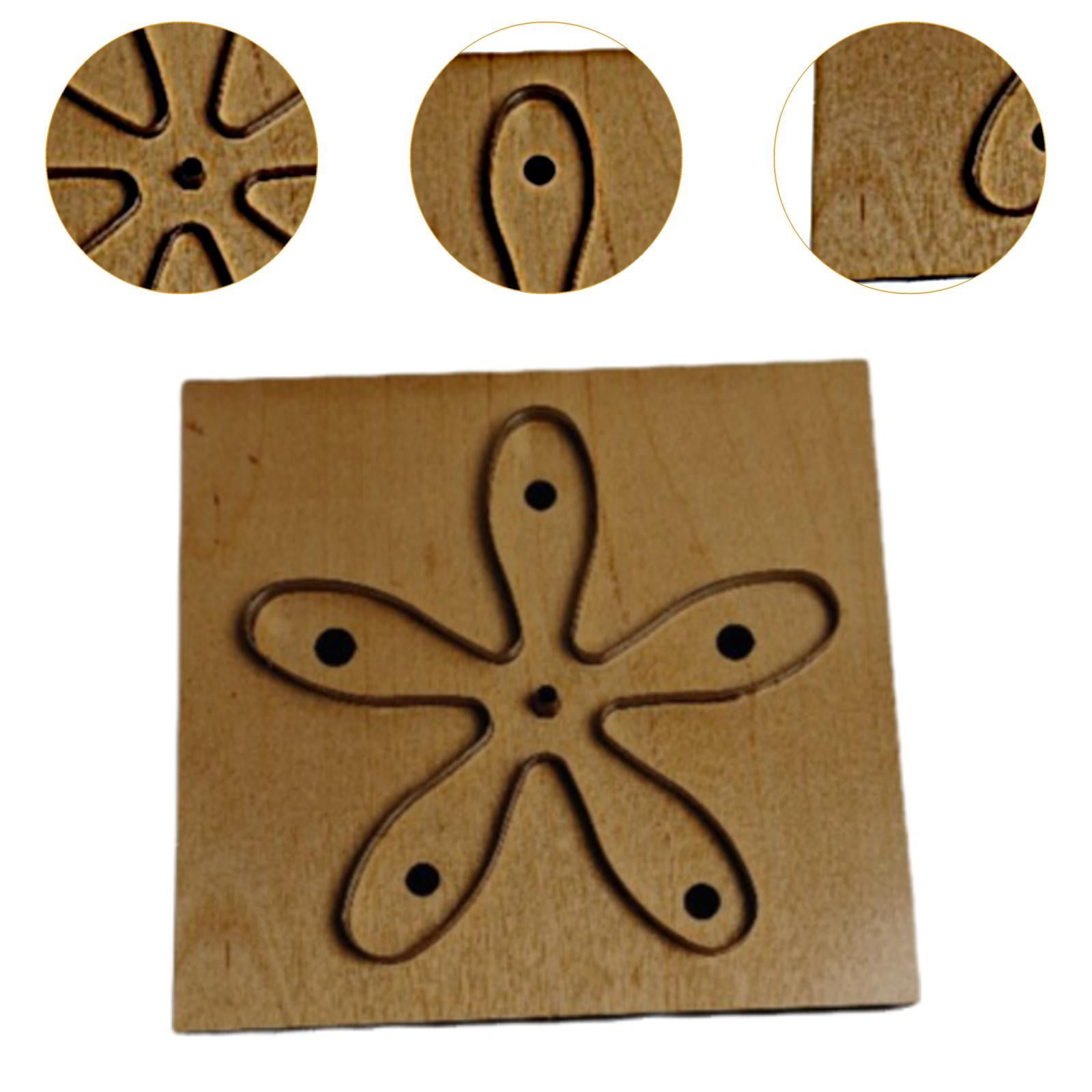 Leathercraft Cutting Die Wood Metal Template Compact Design for Beginner Home Tailor DIY Projects