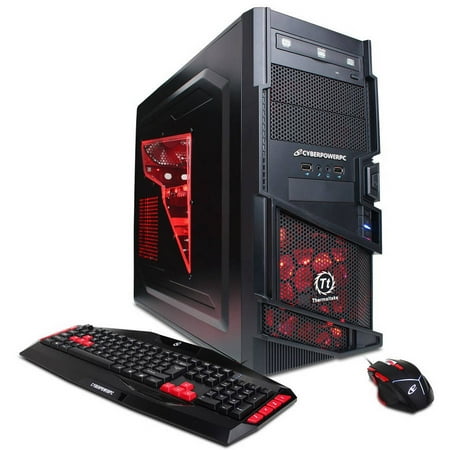 CyberpowerPC Black Gamer Ultra GUA250 Desktop PC with AMD Quad-Core FX-4300 Processor, 8GB Memory, 1TB Hard Drive and Windows 10 Home (64-bit)(Monitor Not Included)