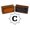 Brown (Letter-C), variant on Printtoo Octagon Celtic Swirl Frame Monogram Letter Z Wood Mounted Rubber Stamp Office Stationary
