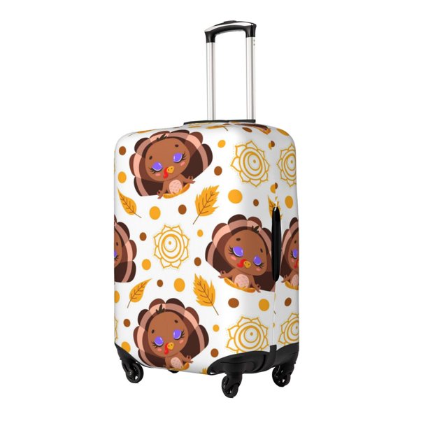 Fotbe Fall Turkey Funda Protectora para Equipaje, Antirrayones y Resistente a la Suciedad, Compatible con Maletas de 18 a 32 Pulgadas-Small