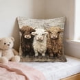 thumbnail image 1 of ddioayh Throw Pillow Cover Animal Print Soft Machine Washable 45x45cm for Sofa Chair Bedroom Home Decor Spring Easter Pet Theme Decorative Gift Idea, 1 of 6