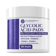 thumbnail image 1 of Almohadillas exfoliantes 10% de ácido glicólico (50 almohadillas) - Almohadillas exfoliantes para la cara Peeling químico para la cara en casa - Almohadillas exfoliantes para la cara con ácido glicóli, 1 of 5