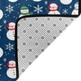 thumbnail image 6 of XMXT Indoor Area Rug, Cute Snowman Blue Background Non-Slip Polyester Rugs for Living Room, 72 x 48 inches, 6 of 9