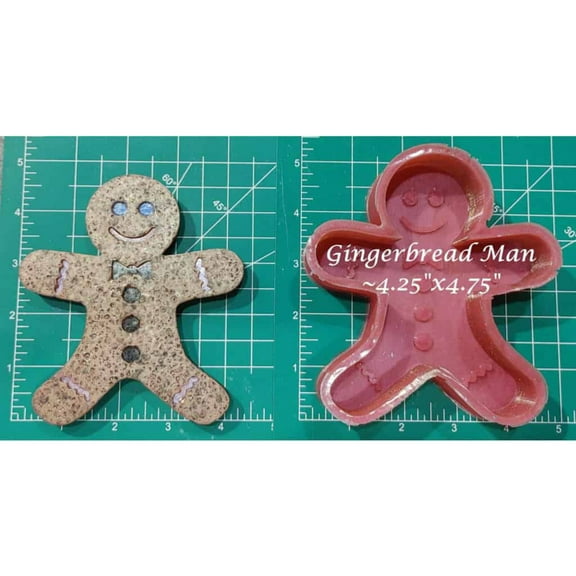 Gingerbread Man Silicone Freshie Mold