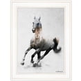 thumbnail image 1 of Galloping Stallion by Andreas Lie Printed Wall Art Wood Multi-Color, 1 of 3